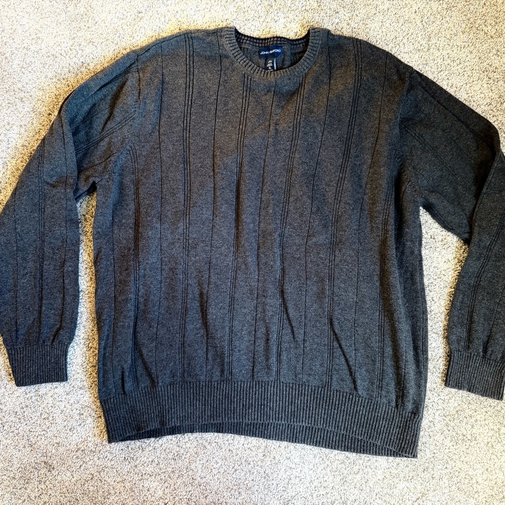 John‎ Ashford Charcoal Crewneck Sweater